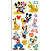 Adorável e engraçado PVC Puffy Sticker / Frozen Sticker / Sponge Sticker